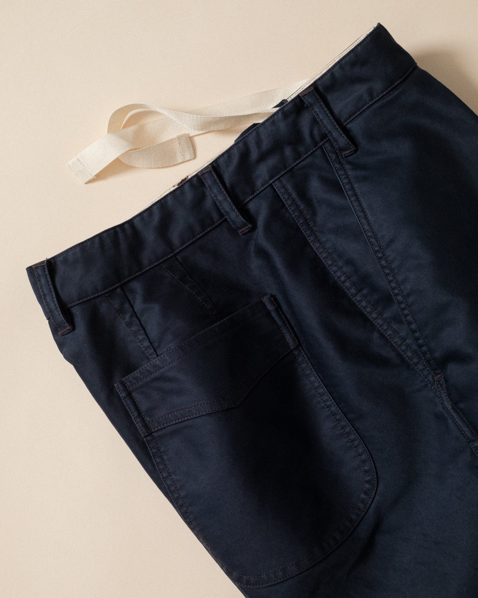 P7 - Navy Compact Cotton Sateen